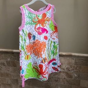 Gretchen Scott girls sea creatures dress size 8